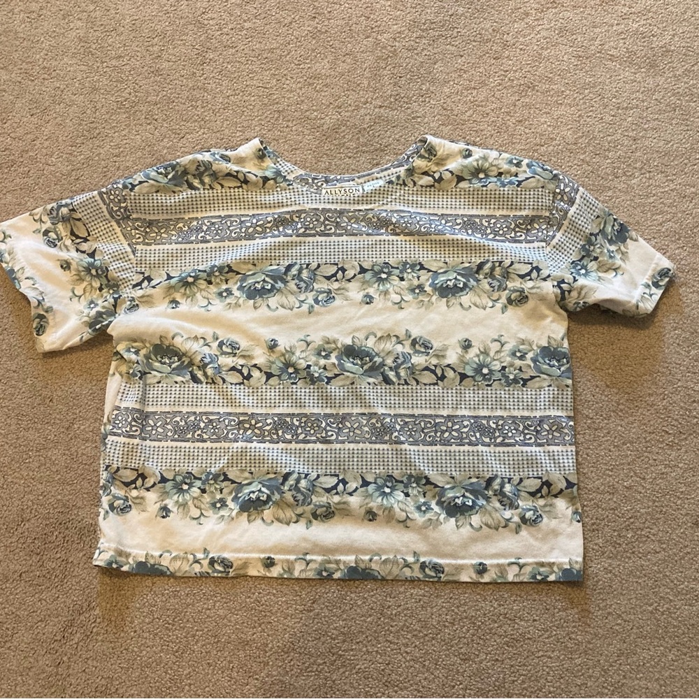 Vintage Allyson Whitney Crop Top